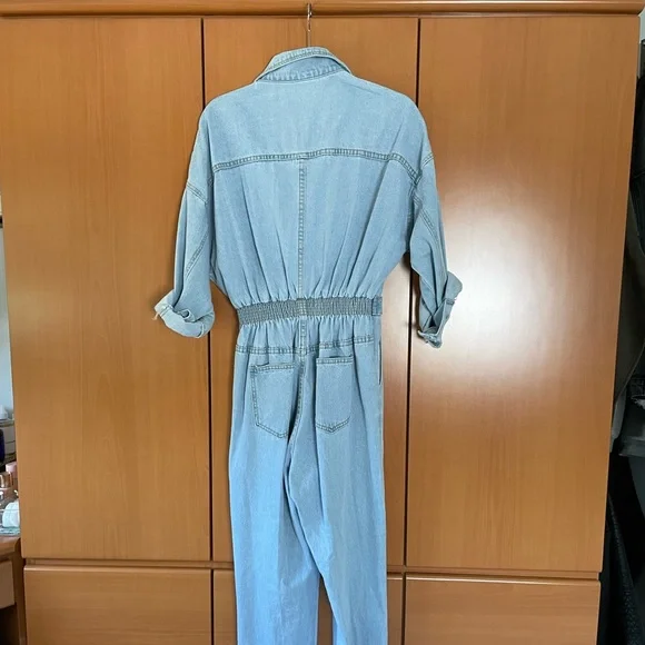 12th Tribe Denim Jumpsuit - Picture 5 of 12